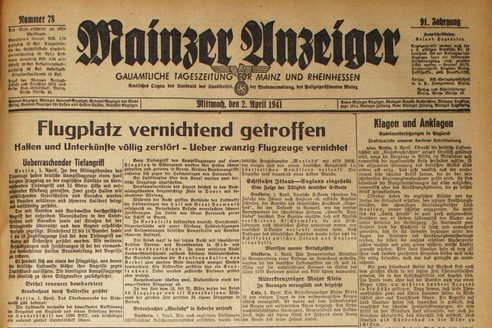 Seite des Mainzer Anzeiger