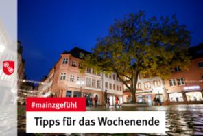 Die Mainzer Altstadt im Dunklen. © Landeshauptstadt Mainz