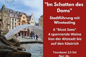 Ein Werbeplakat für die Veranstaltung. © WineWalk Mainz
