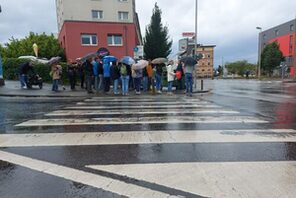 Menschen auf einem Zebrastreifen &copy; LVNG MNZ