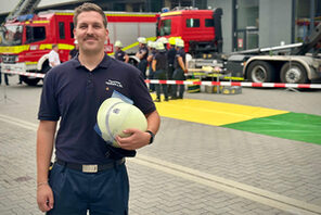 Portrait des Feuerwehr-Azubis Jonas Eberhard © Landeshauptstadt Mainz