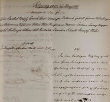 Protokoll vom 23. Mai 1848