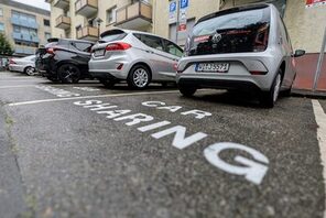 Carsharing-Autos auf Parkplätzen in Mainz © Landeshauptstadt Mainz