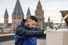 Bildergalerie Rathaussanierung April 2025 BauDoku Rathaussanierung Mainz - 01.04.2025