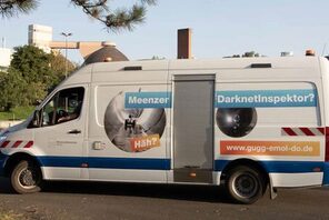 Seitanansicht des Kanalinspektionsfahrzeugs © Wirtschaftsbetrieb Mainz AöR