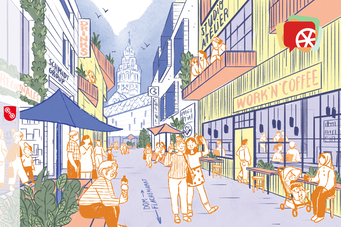 Logo des Integrierten Entwicklungskonzeptes Innenstadt Mainz