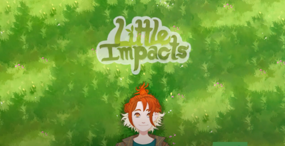 Startseite der Spiele App Little Impacts