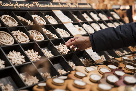 Waren in der Künstlerwerkstatt