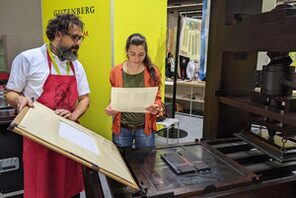 Bibeldruck auf der Frankfurter Buchmesse